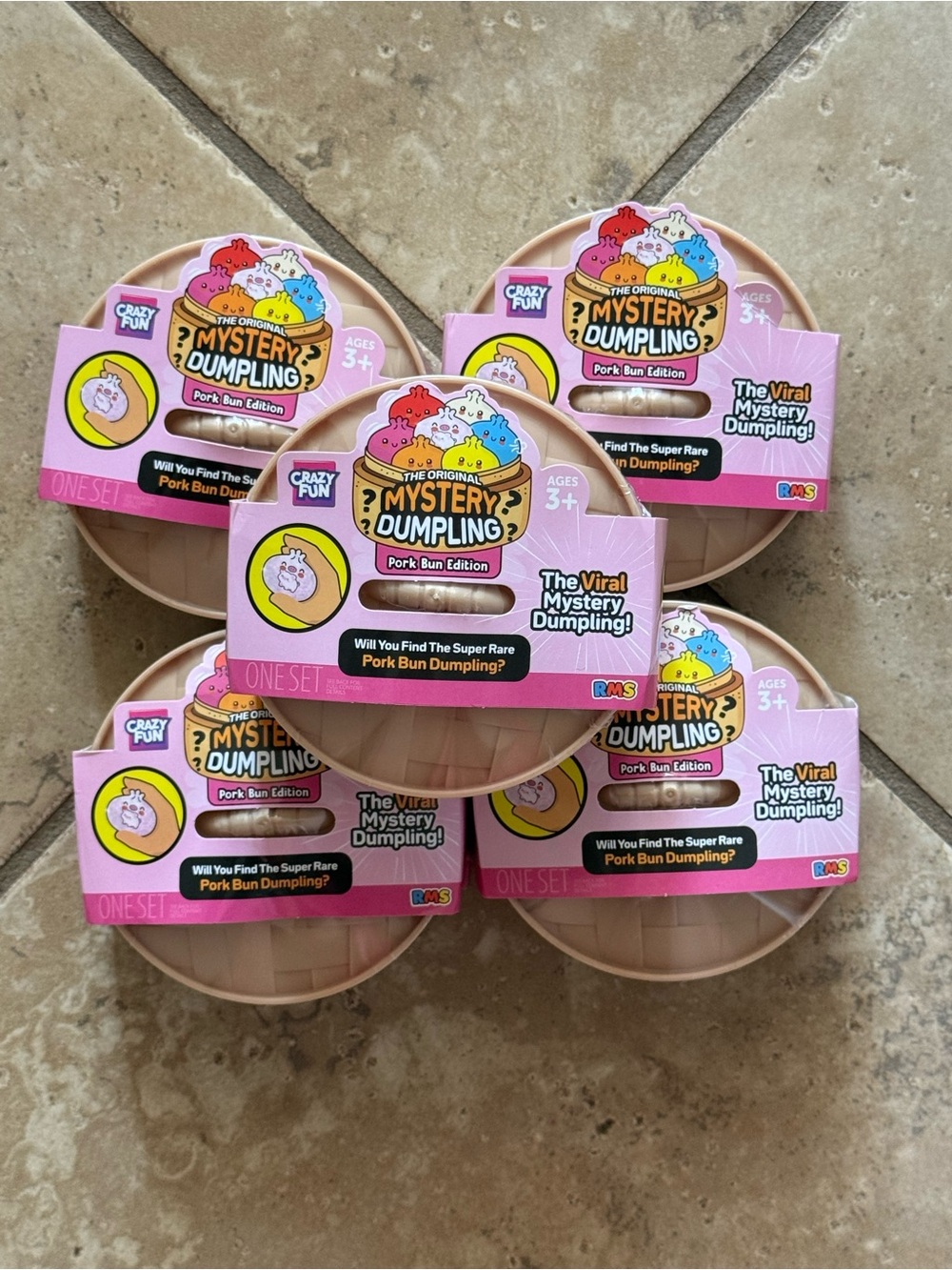 Mystery Dumpling Pork Bun Edition Surprise Toy – Pink Packaging